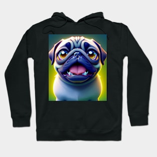 Adorable Pug Hoodie